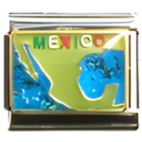 Mexico Map Italian Charm image