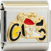 Motorcycle Italian Charm