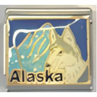 Alaska Husky Dog Italian Charm image