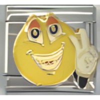 Emoji Peace Italian Charm image