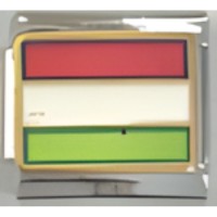 Hungary Flag Italian Charm image