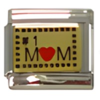 #1 Mom Italian Charm image