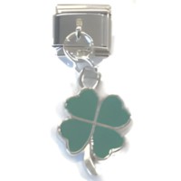 Clover Dangle Italian Charm image