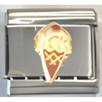 Ice Cream Cone Italian Charm image