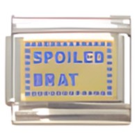 Spoiled Brat Italian Charm image