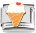 Ice Cream Cone Italian Charm
