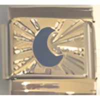 Moon on Gold Italian Charm image