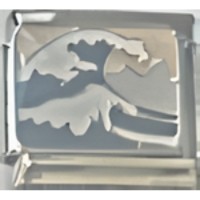 Big Wave Italian Charm image