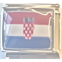 Croatian Flag Italian Charm image