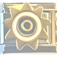 Evil Eye in Sun Italian Charm image