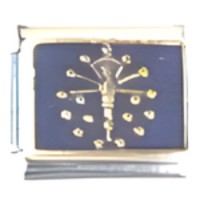 Indiana Flag Italian Charm image
