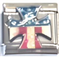 Iron Cross Symbol USA Theme Italian Charm image