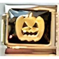 Jack O Lantern Italian Charm image (1)