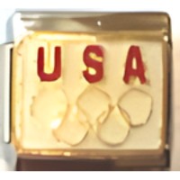 USA Olympics Italian Charm image