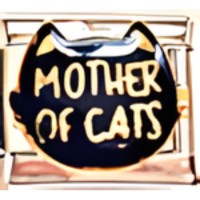 Mother of Cats Italian Charm image