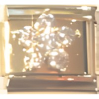 Pave Star Gold Italian Charm image