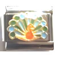 Peacock Italian Charm image (2)