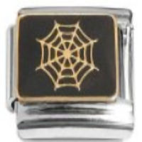 Spiderweb Italian Charm