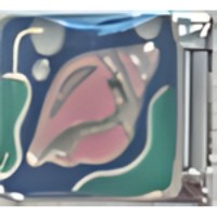 Seashell Italian Charm image