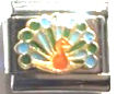 Peacock Italian Charm