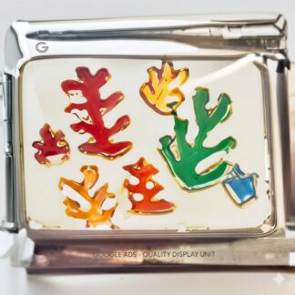 Fall Leaves Italian Charm