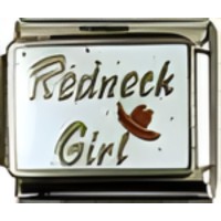 Redneck Girl Italian Charm image