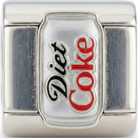 Diet Coke Can Italian Charm