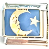 Moon and Stars Italian Charm image