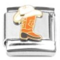 Cowboy Boot and Hat Italian Charm