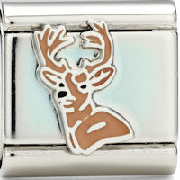 Stag Deer Italian Charm