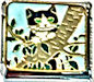 Cat in Tree Italian Charm
