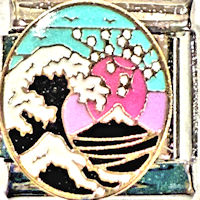 Big Wave Mt. Fuji  Italian Charm