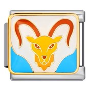 Capricorn Zodiac Italian Charm