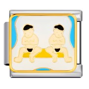 Gemini Zodiac Italian Charm