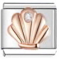 Gold Seashell Italian Charm
