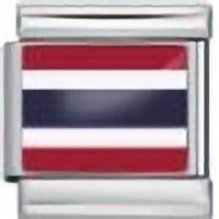 Thailand Flag Italian Charm
