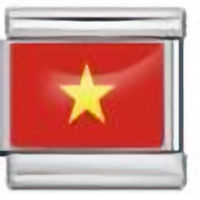 Vietnam Flag Italian Charm
