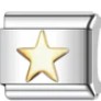 Gold Star Italian Charm