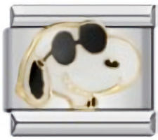 Joe Cool Snoopy Italian Charm
