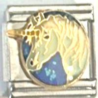 Sparkly Unicorn Italian Charm