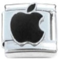 Apple Logo Italian Charm
