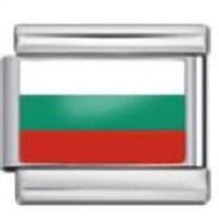 Bulgaria Flag Italian Charm