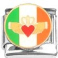 Irish Claddagh Italian Charm