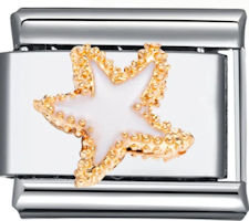 White Starfish Italian Charm