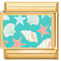 Beach Gold Italian Charm