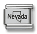 Nevada Laser Italian Charm