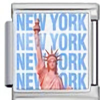 NY Statue of Liberty Italian Charm