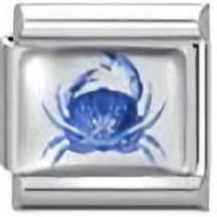 Blue Crab Italian Charm