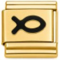 Christian Fish Gold Italian Charm