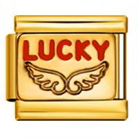 Lucky Gold Italian Charm